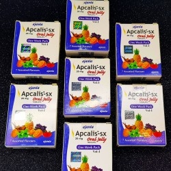 Apcalis-SX Gel di Frutta 7 Bustine Gelatina Orale 20mg (Tadalafil, Ajanta)